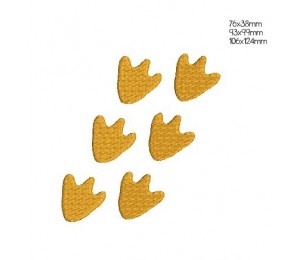 Stickdatei - Entenfüße